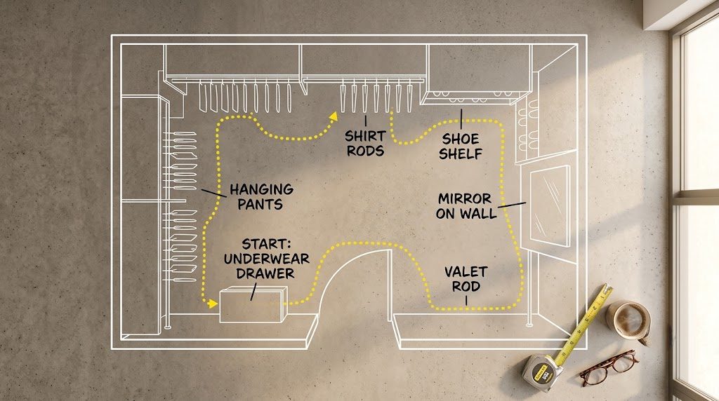  The Getting-Ready Circuit — How to Design a Closet That Follows Your Morning Flow