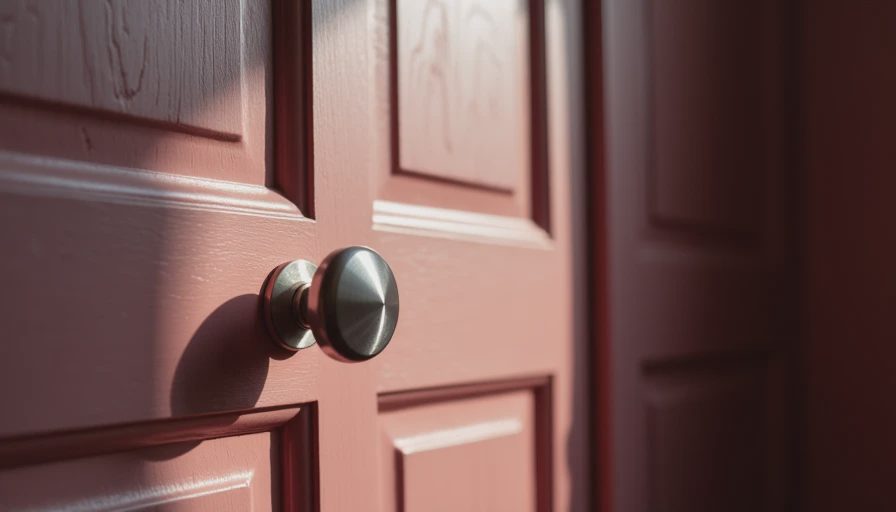 Visual context for shaker style closet doors