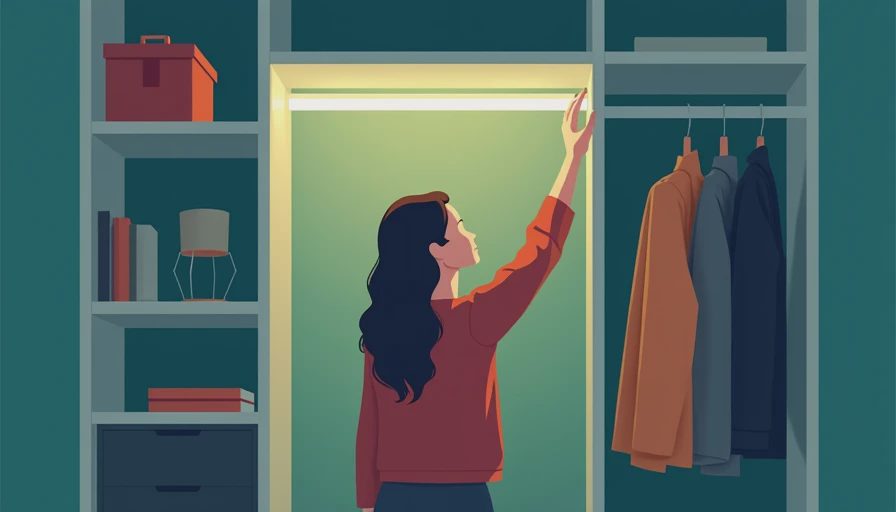Visual context for closet light ideas