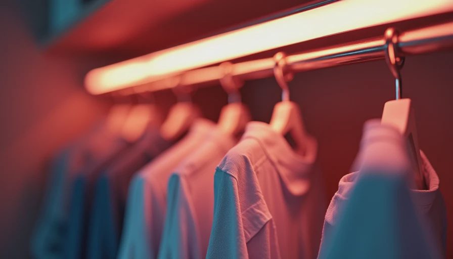 Visual context for small closet lighting ideas