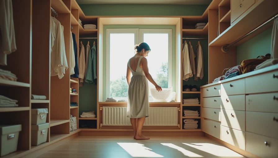 Illustration for walk in closet design ideas