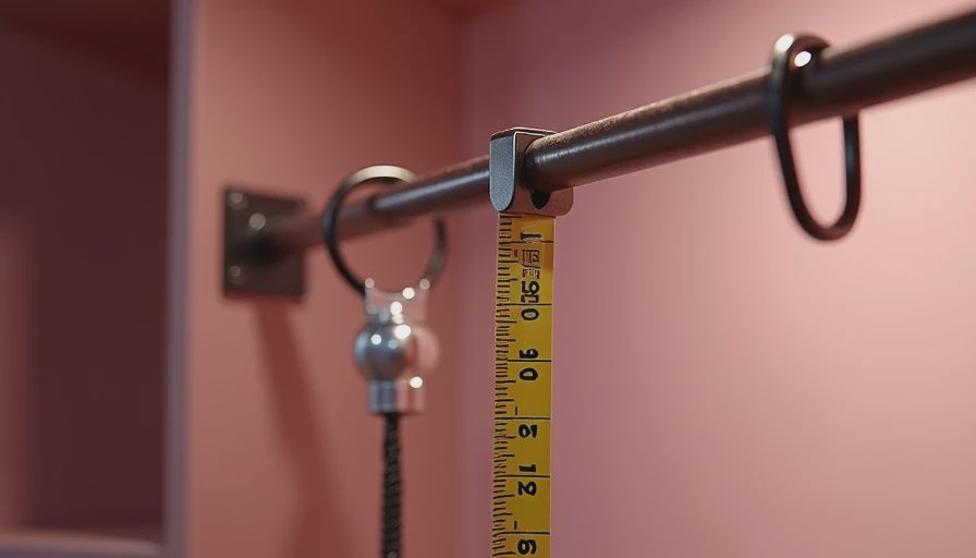 Visual context for height of double hanging rods in closet