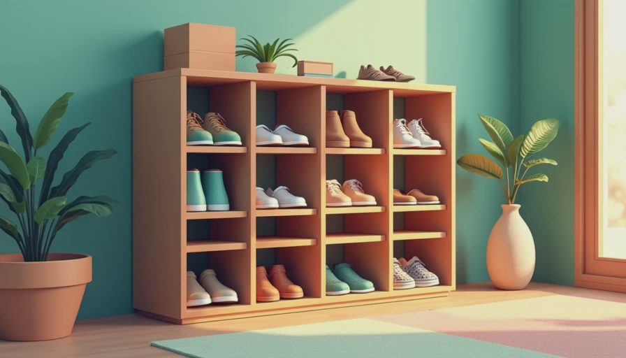 Visual context for shoe storage solutions ikea