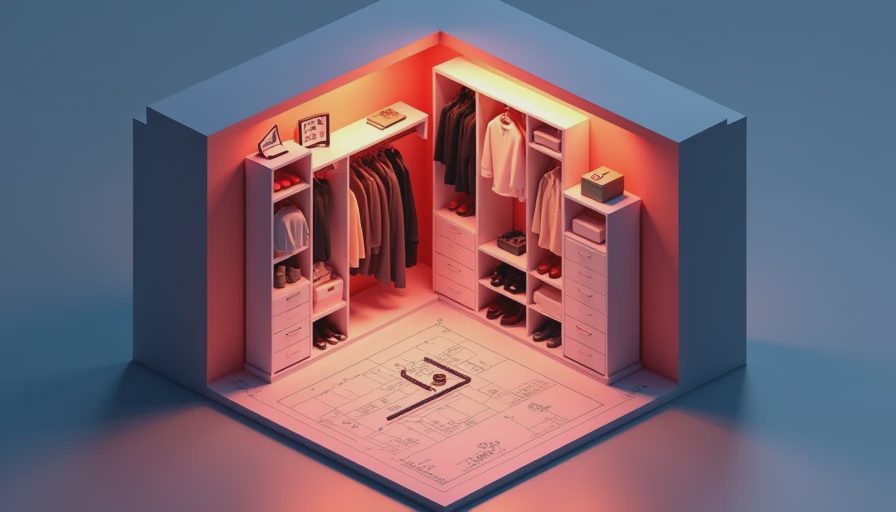 Custom walk in closet design: Start With the Bones