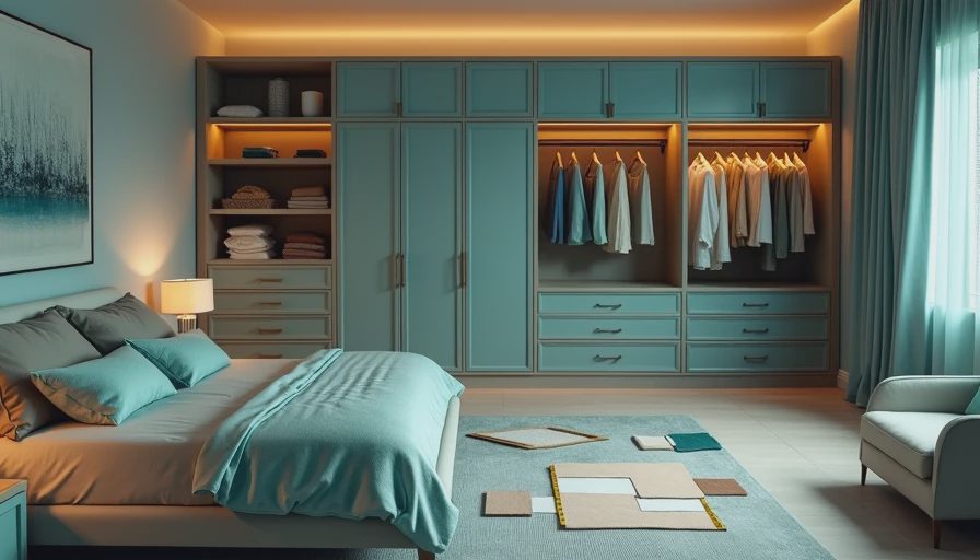 Illustration for walk in closet designs for a master bedroom