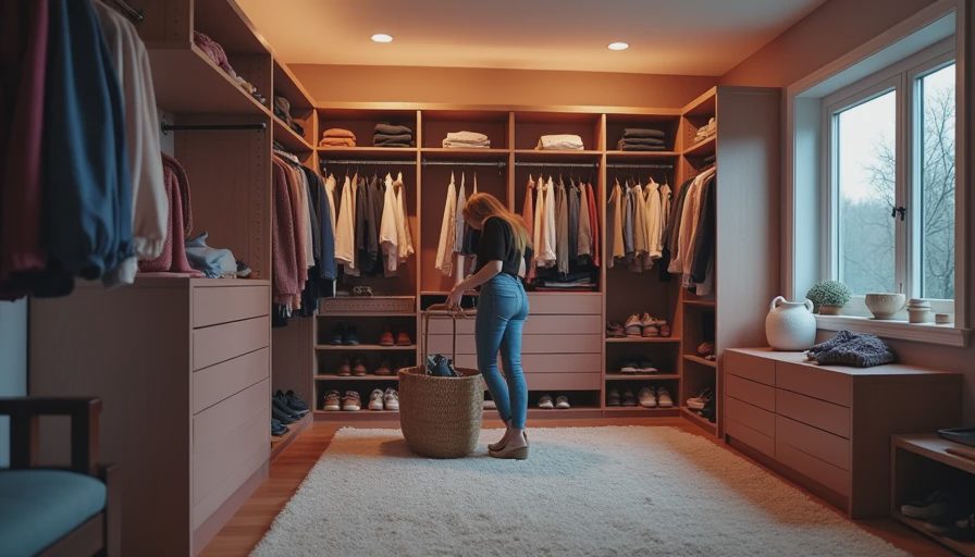 Visual context for walk in closet ideas