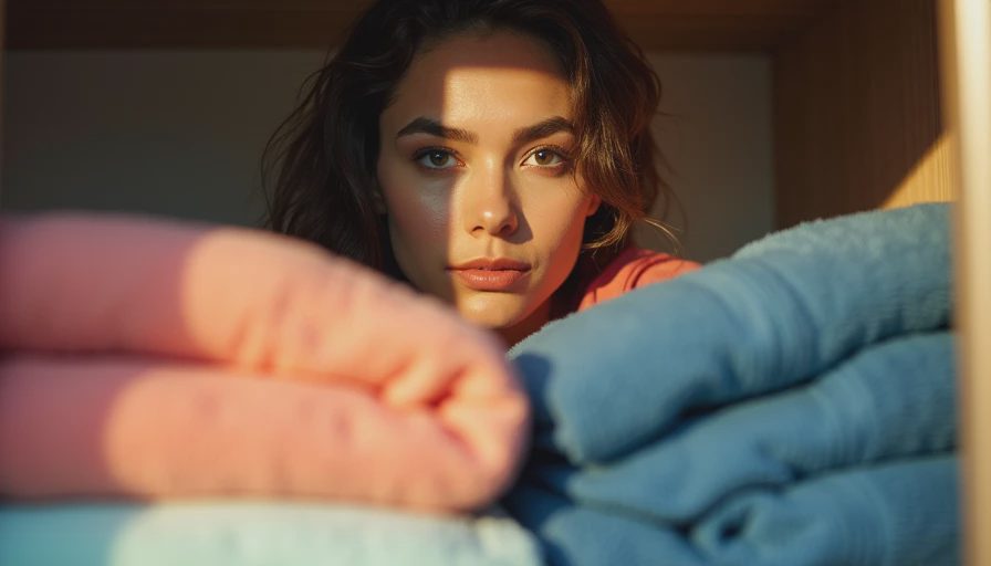 Visual context for linen closet