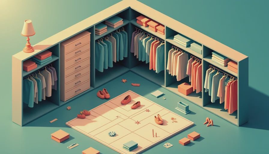 Visual context for custom closet ideas