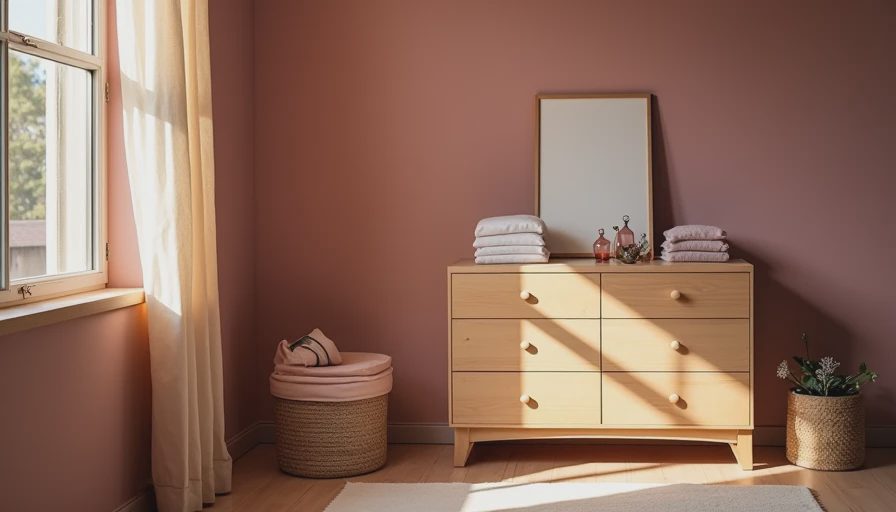 Visual context for ikea dresser